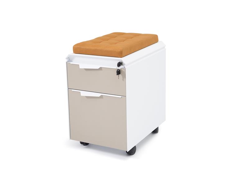 Two Drawers Small Pedestal